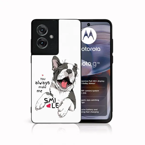 MY ART Ochranný kryt pre Motorola Moto G55 5G SMILE (189)