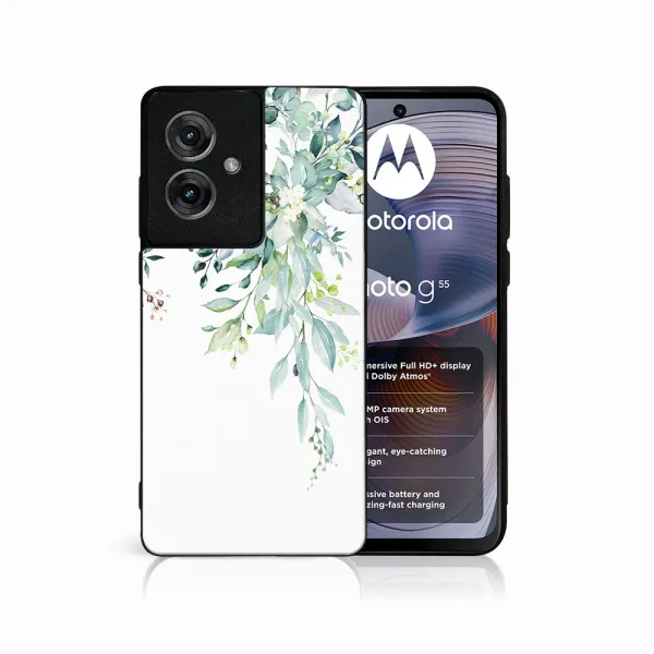 MY ART Ochranný kryt pre Motorola Moto G55 5G GREENERY (155)