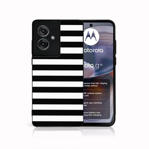 MY ART Ochranný kryt pre Motorola Moto G55 5G LINES (169)