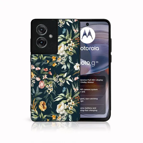 MY ART Ochranný kryt pre Motorola Moto G55 5G FLORAL (158)