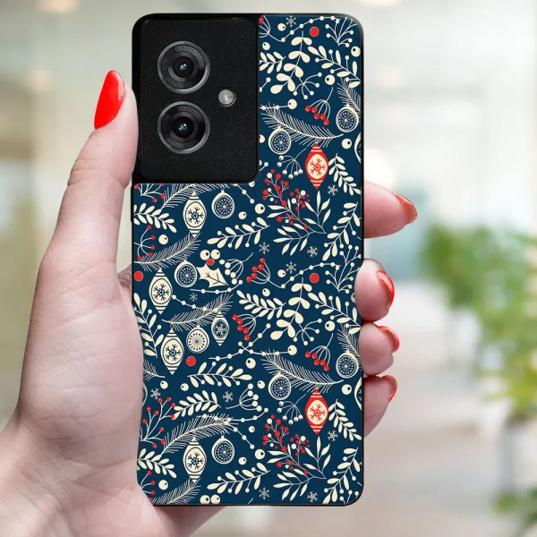 MY ART Kryt s vianočným dizajnom Motorola Moto G55 5G MISTLETOE (070)