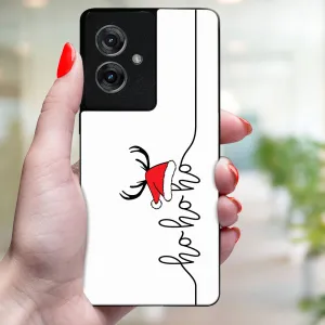 MY ART Kryt s vianočným dizajnom Motorola Moto G55 5G HOHOHO (073)