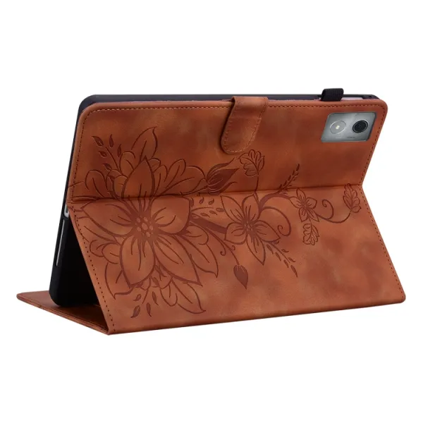 ART Zaklápacie puzdro pre Lenovo Tab K11 Plus hnedé