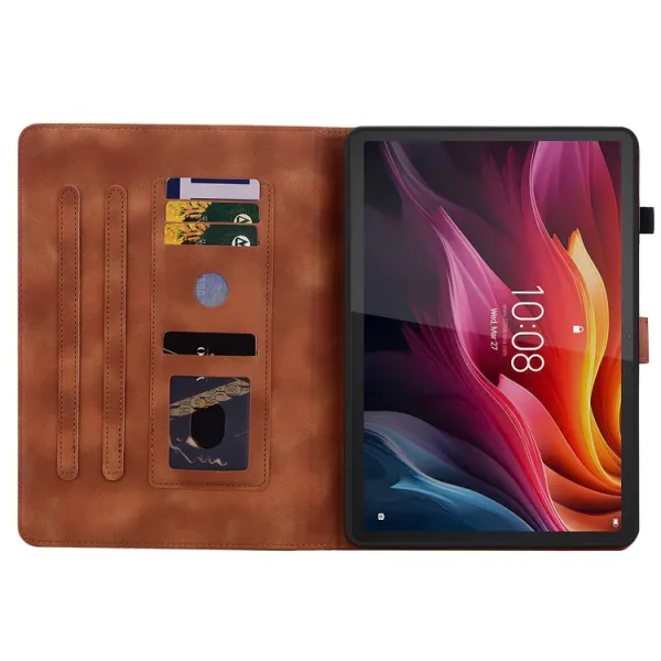 ART Zaklápacie puzdro pre Lenovo Tab K11 Plus hnedé
