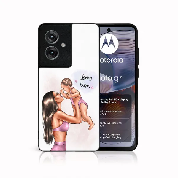MY ART Ochranný kryt pre Motorola Moto G55 5G LOVING MOM (115)