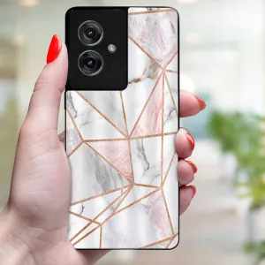 MY ART Ochranný kryt pre Motorola Moto G55 5G PINK MARBLE (143)