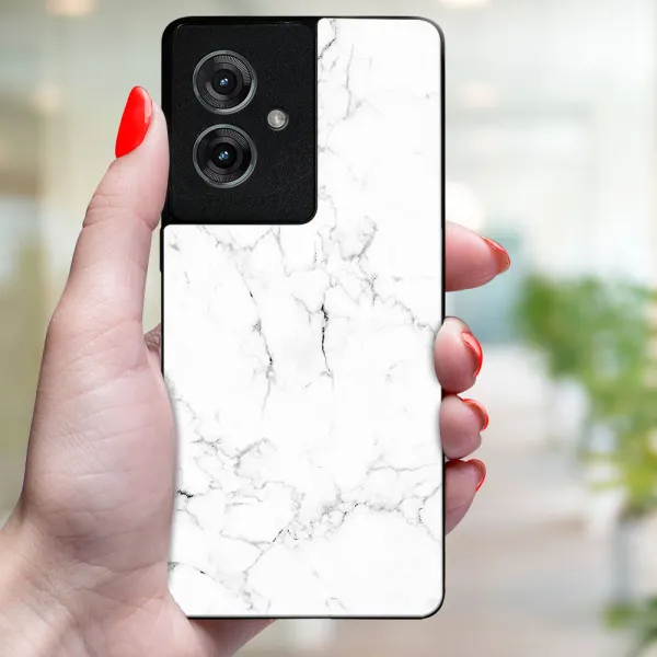 MY ART Ochranný kryt pre Motorola Moto G55 5G WHITE MARBLE (144)