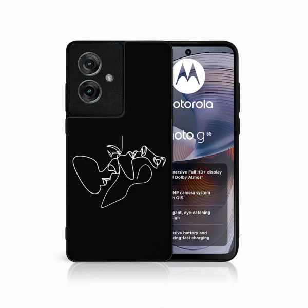 MY ART Ochranný kryt pre Motorola Moto G55 5G FACES (196)