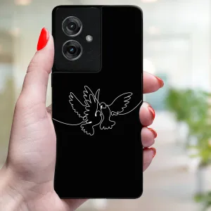 MY ART Ochranný kryt pre Motorola Moto G55 5G WHITE DOVE (195)