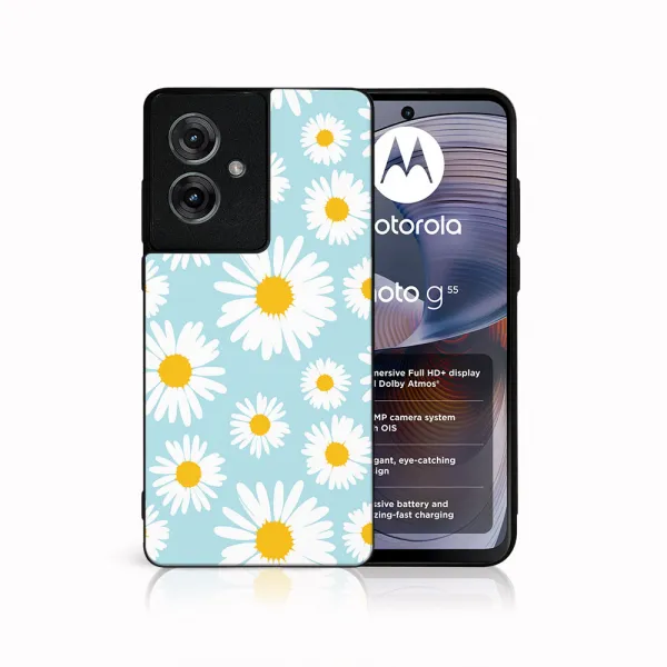 MY ART Ochranný kryt pre Motorola Moto G55 5G CAMOMILE (124)