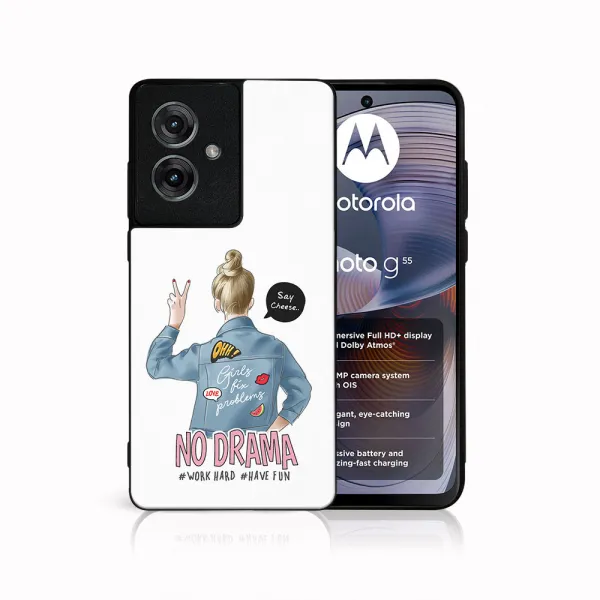 MY ART Ochranný kryt pre Motorola Moto G55 5G NO DRAMA (138)