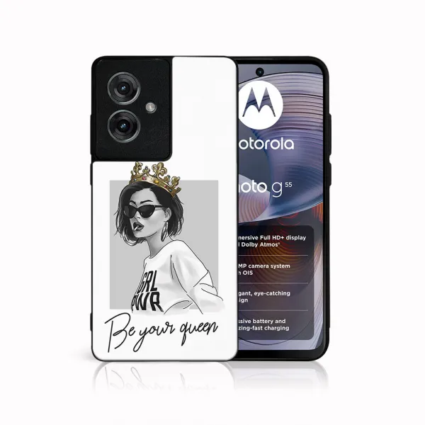 MY ART Ochranný kryt pre Motorola Moto G55 5G QUEEN (139)