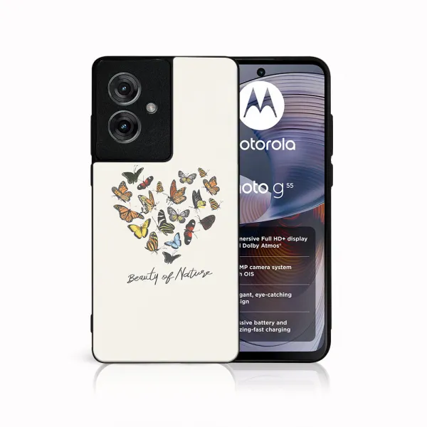 MY ART Ochranný kryt pre Motorola Moto G55 5G BUTTERFLIES (240)