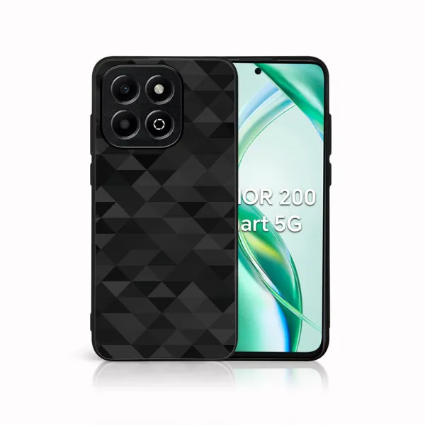 MY ART Ochranný kryt pre Honor 200 Smart 5G BLACK TRIANGLES (232)