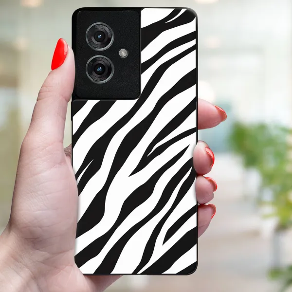 MY ART Ochranný kryt pre Motorola Moto G55 5G ZEBRA (237)