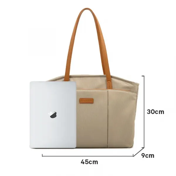 BANGE BG-6803 Elegantná taška na notebook do 14" khaki