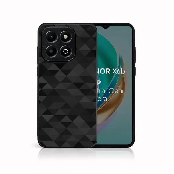 MY ART Ochranný kryt pre Honor X6b BLACK TRIANGLES (232)