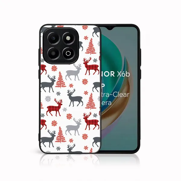 MY ART Kryt s vianočným dizajnom Honor X6b DEER (068)