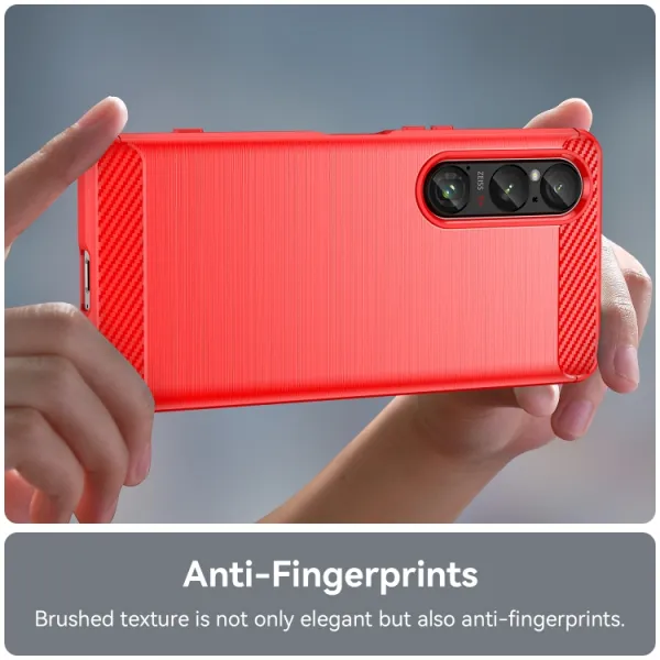 FLEXI TPU Ochranný kryt Sony Xperia 1 VI červený