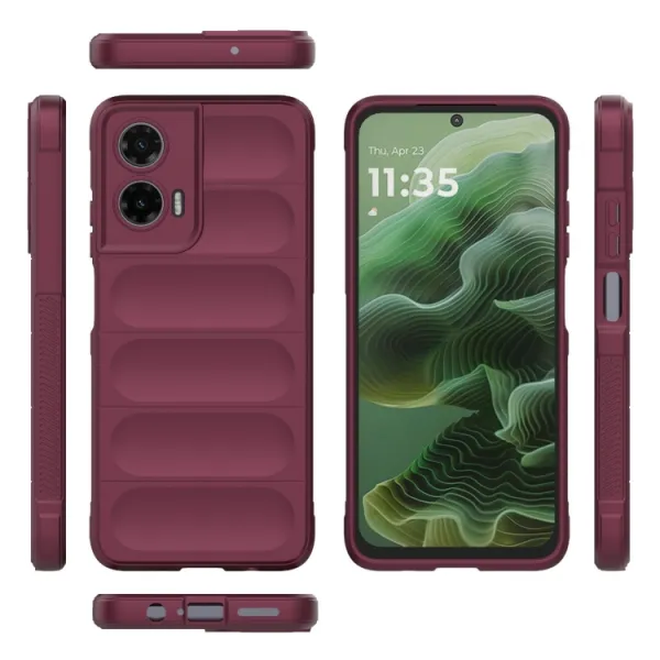 STEPS Ochranný kryt pre Motorola Moto G35 5G bordový