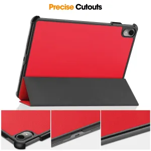LEATHER Zaklápací kryt pre Huawei MatePad 11.5 2023 červený