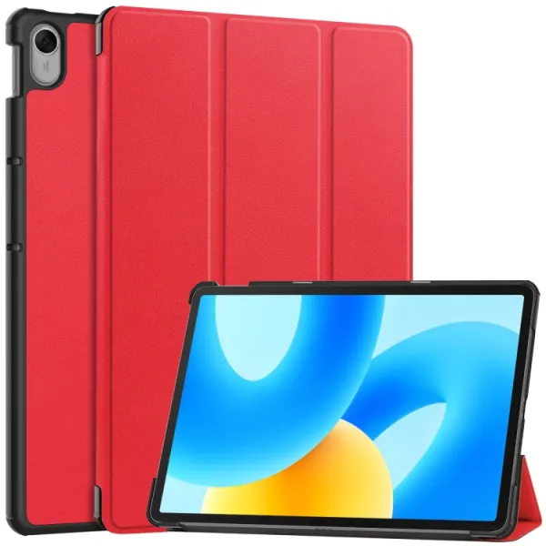 LEATHER Zaklápací kryt pre Huawei MatePad 11.5 2023 červený