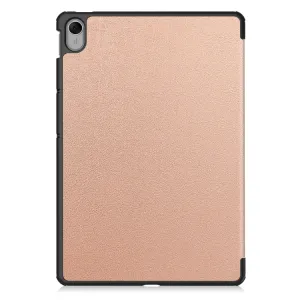 LEATHER Zaklápací kryt pre Huawei MatePad 11.5 2023 ružovozlatý