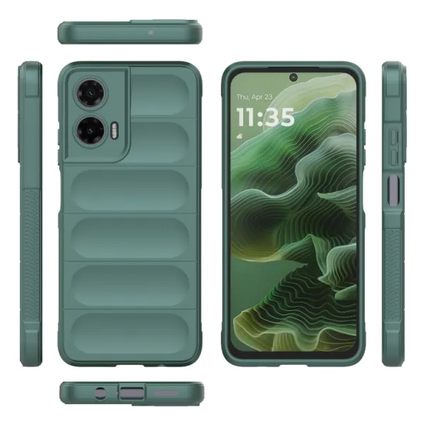STEPS Ochranný kryt pre Motorola Moto G35 5G zelený