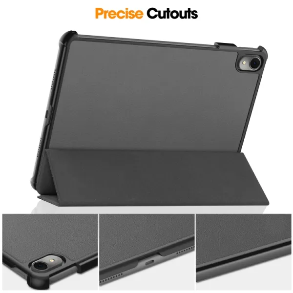 LEATHER Zaklápací kryt pre Huawei MatePad 11.5 2023 šedý