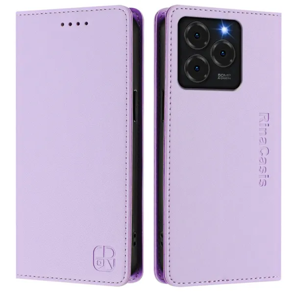 RINA Zaklápacie puzdro pre Ulefone Note 20 Pro svetlofialové
