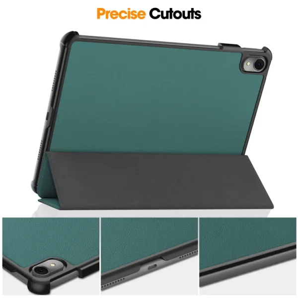 LEATHER Zaklápací kryt pre Huawei MatePad 11.5 2023 zelený