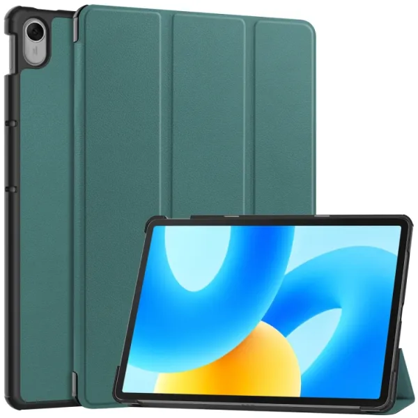 LEATHER Zaklápací kryt pre Huawei MatePad 11.5 2023 zelený