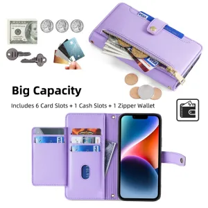 PASTEL Peňaženkové puzdro pre Xiaomi 14T Pro fialové