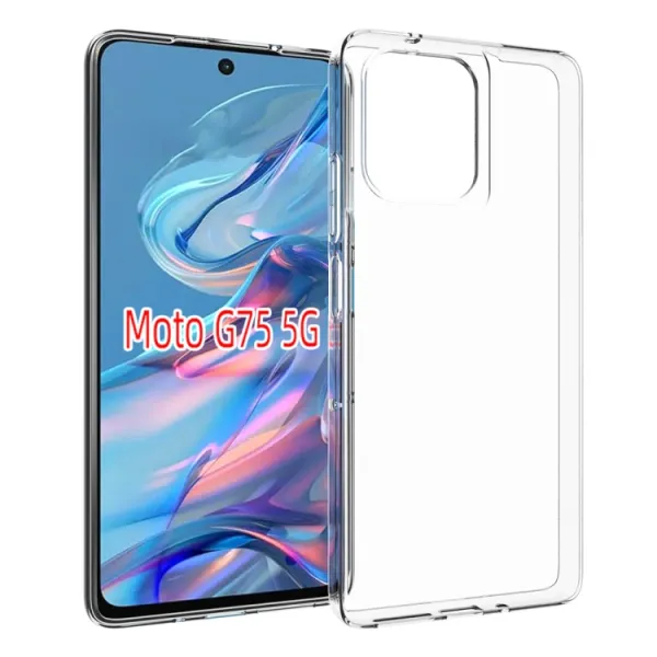 TPU Ochranný kryt pre Motorola Moto G75 5G priehľadný
