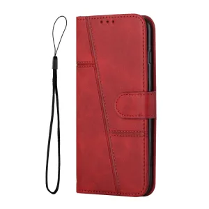STITCHED Peňaženkový kryt pre Google Pixel 9a červený