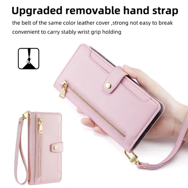 PASTEL Peňaženkové puzdro pre Xiaomi Redmi Note 14 5G ružové