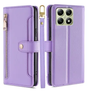 PASTEL Peňaženkové puzdro pre Xiaomi 14T fialové