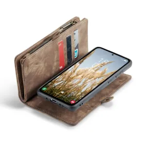 WALLET Ochranný kryt s peňaženkou 2v1 pre Samsung Galaxy A35 5G hnedý