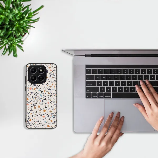 MY ART Ochranný kryt pre Honor X6b BEIGE TERRAZZO (162)