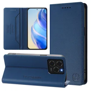 RINA Zaklápacie puzdro pre Ulefone Note 20 Pro tmavomodré