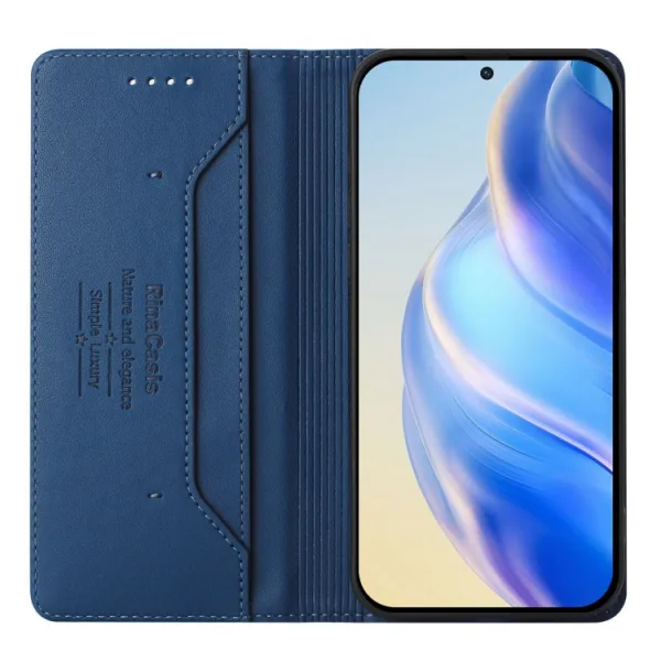 RINA Zaklápacie puzdro pre Ulefone Note 20 Pro tmavomodré