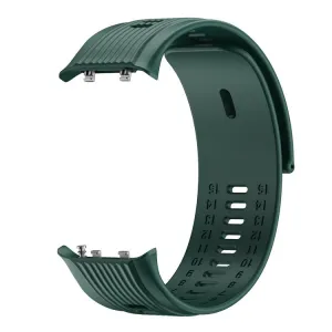 SILICONE 3PCS Vymeniteľný remienok pre Huawei Watch D2 tmavozelený