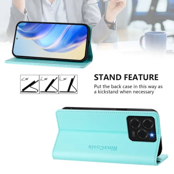 RINA Zaklápacie puzdro pre Ulefone Note 20 Pro mentolové