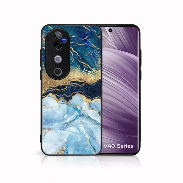 MY ART Ochranný kryt pre Vivo V40 5G BLUE MARBLE (141)
