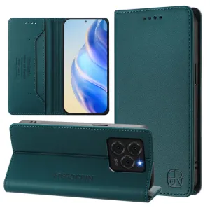 RINA Zaklápacie puzdro pre Ulefone Note 20 Pro tmavozelené