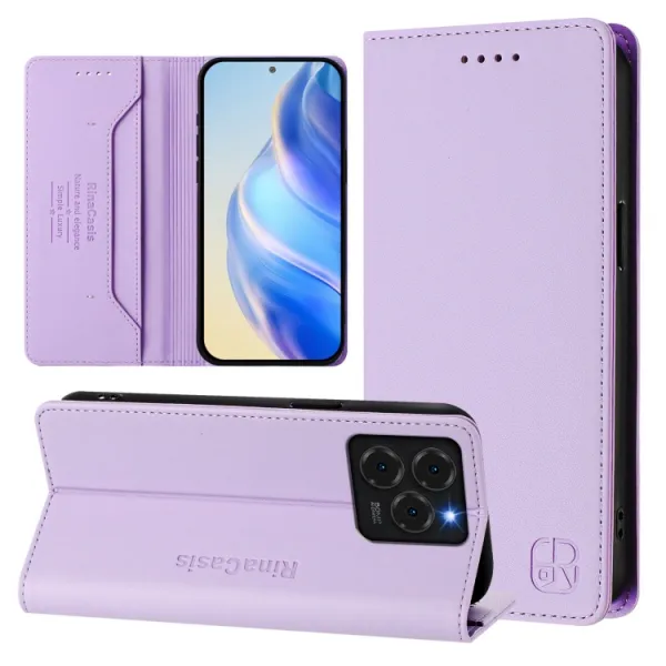 RINA Zaklápacie puzdro pre Ulefone Note 20 Pro svetlofialové