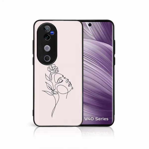 MY ART Ochranný kryt pre Vivo V40 5G ROSE GIRL (198)