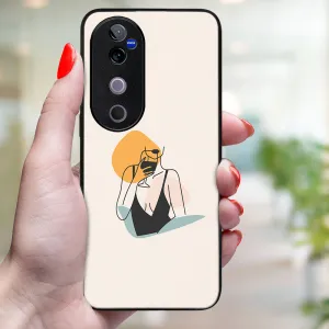 MY ART Ochranný kryt pre Vivo V40 5G WOMAN (197)