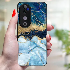 MY ART Ochranný kryt pre Vivo V40 5G BLUE MARBLE (141)
