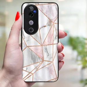 MY ART Ochranný kryt pre Vivo V40 5G PINK MARBLE (143)